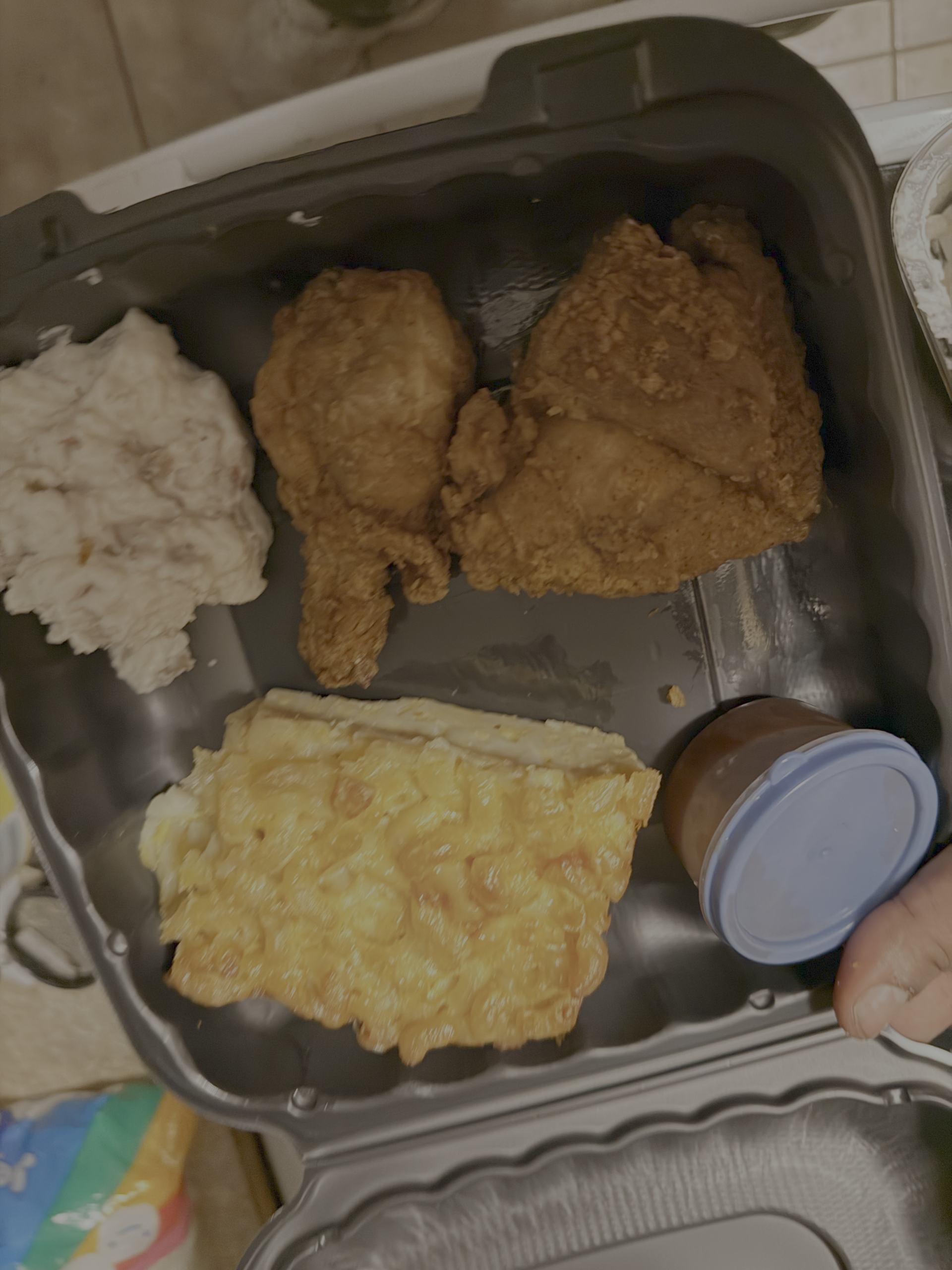 fried chicken & mumbo & MAC N CHEESE